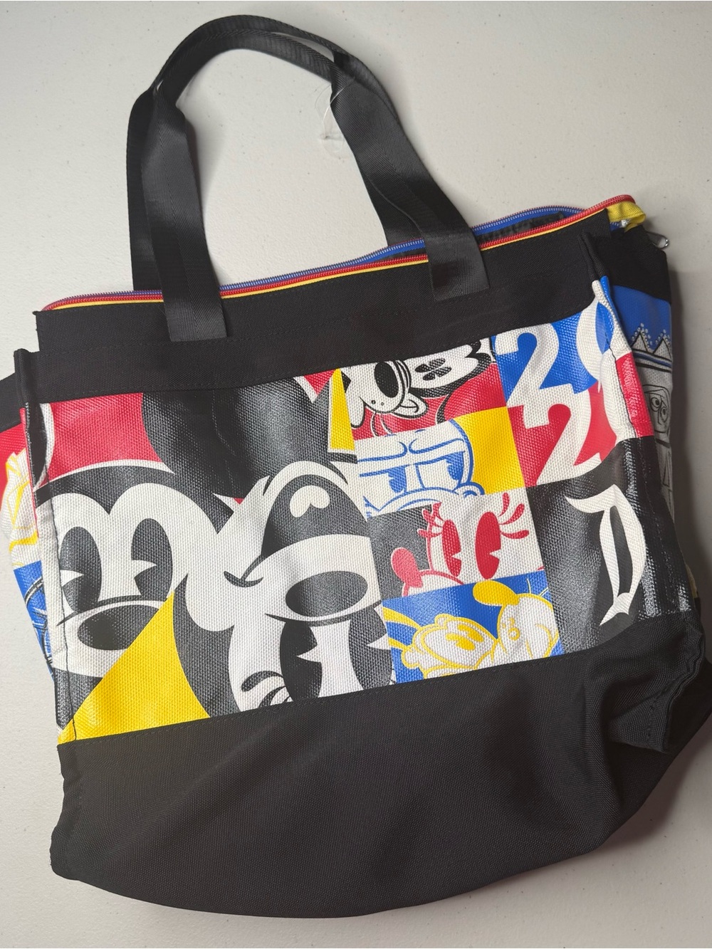 Disney Parks 2021 Mickey Mouse Tote Bag Colorful
